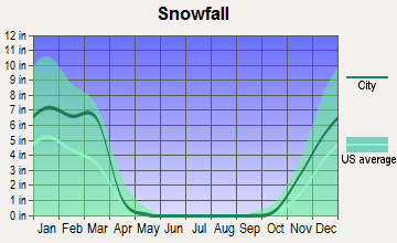 Treynor, Iowa snowfall