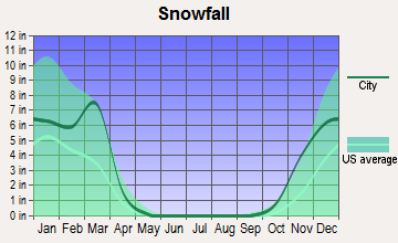 Brunsville, Iowa snowfall