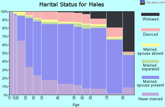 Zip code 00662 marital status for males