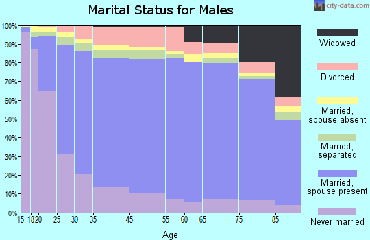 Zip code 00777 marital status for males