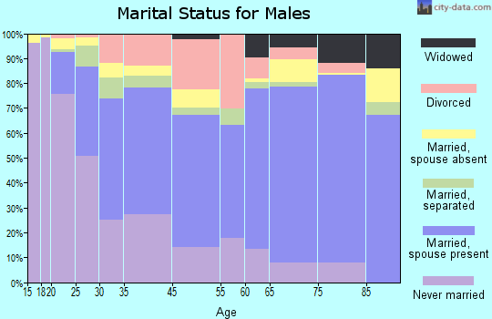 Zip code 00920 marital status for males