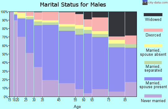 Zip code 00962 marital status for males