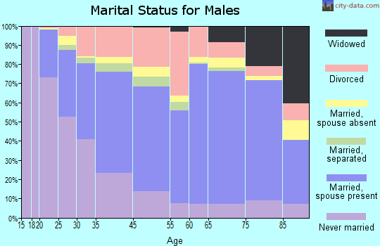 Zip code 00979 marital status for males