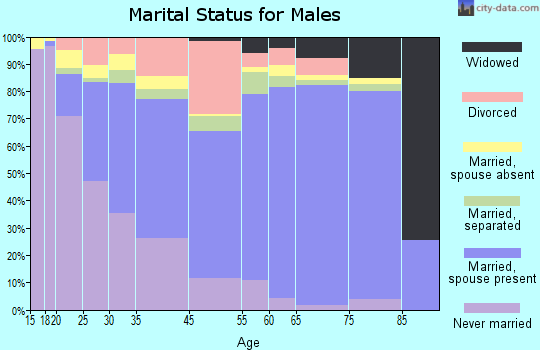 Zip code 00982 marital status for males