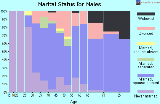 Zip code 01220 marital status for males