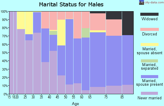 Zip code 01230 marital status for males