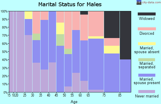 Zip code 01367 marital status for males