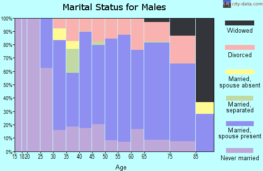 Zip code 01527 marital status for males