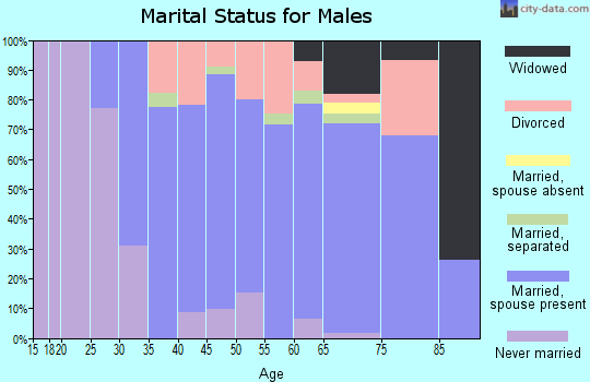 Zip code 01540 marital status for males