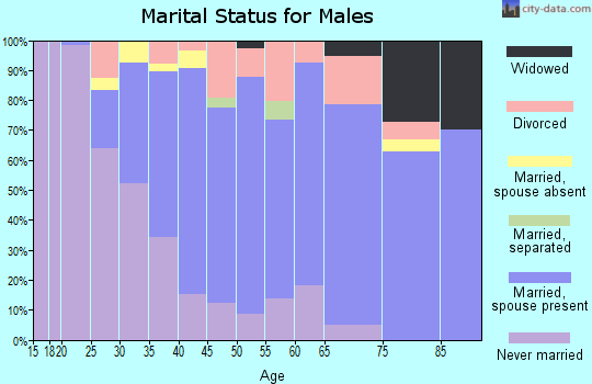 Zip code 01571 marital status for males
