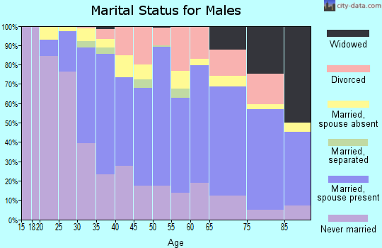 Zip code 01702 marital status for males