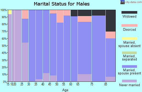 Zip code 01773 marital status for males