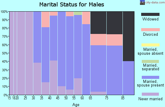 Zip code 01929 marital status for males