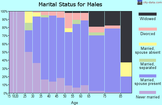 Zip code 02019 marital status for males
