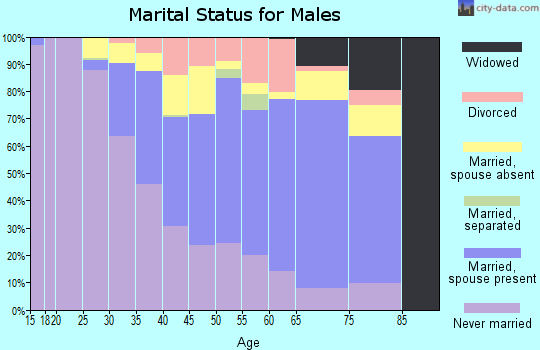Zip code 02056 marital status for males