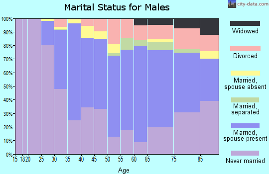 Zip code 02129 marital status for males
