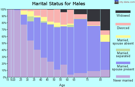 Zip code 02324 marital status for males