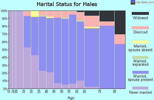 Zip code 02359 marital status for males
