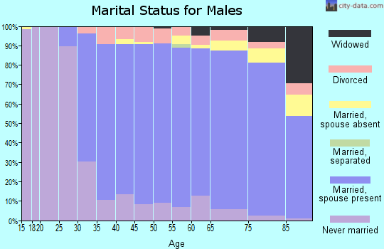 Zip code 02421 marital status for males