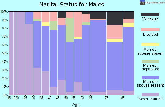 Zip code 02532 marital status for males