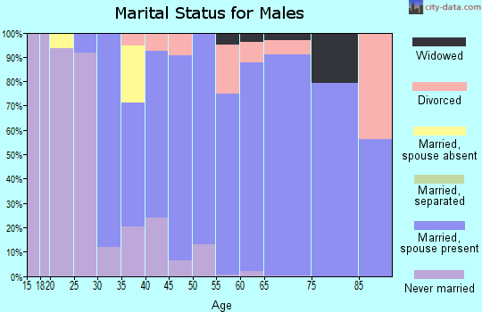 Zip code 02537 marital status for males