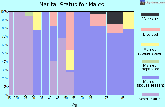 Zip code 02646 marital status for males
