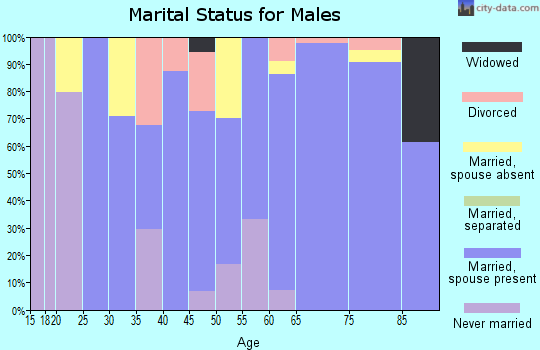 Zip code 02655 marital status for males