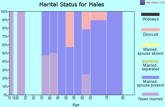 Zip code 02659 marital status for males