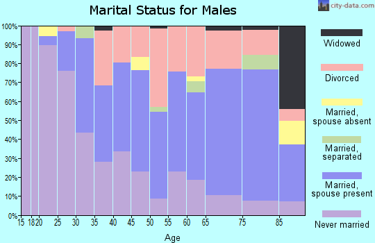 Zip code 02723 marital status for males