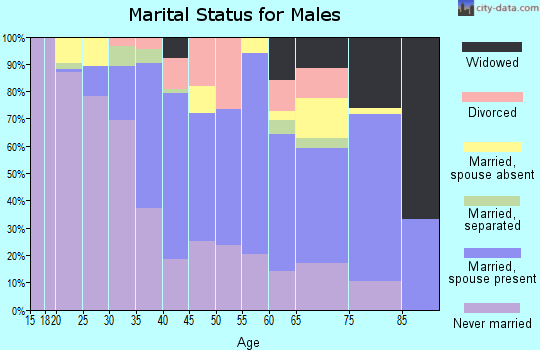 Zip code 02724 marital status for males