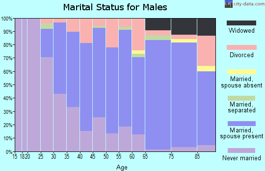 Zip code 02726 marital status for males