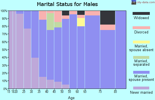 Zip code 02739 marital status for males