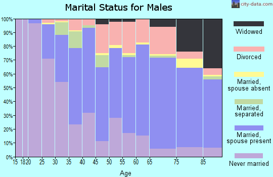 Zip code 02745 marital status for males