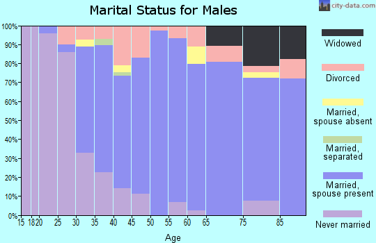 Zip code 02790 marital status for males