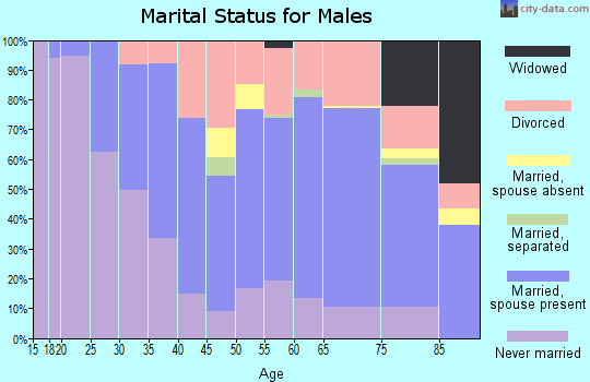 Zip code 02915 marital status for males