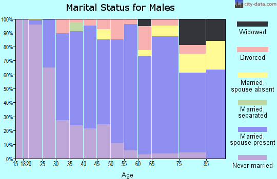 Zip code 02917 marital status for males
