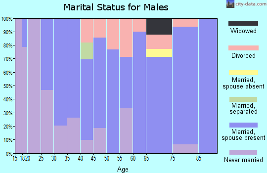 Zip code 03256 marital status for males
