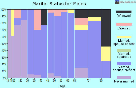 Zip code 03467 marital status for males