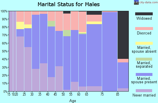 Zip code 04530 marital status for males