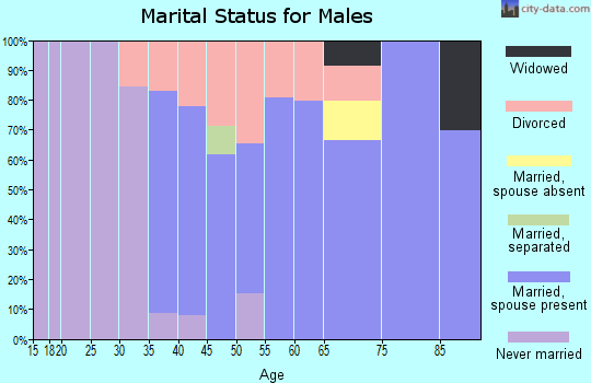 Zip code 04660 marital status for males