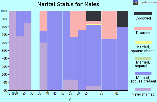 Zip code 04679 marital status for males
