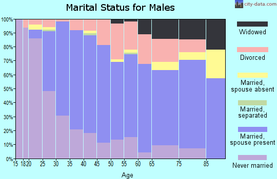 Zip code 04730 marital status for males