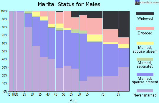 Zip code 06513 marital status for males
