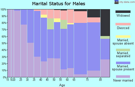 Zip code 06517 marital status for males