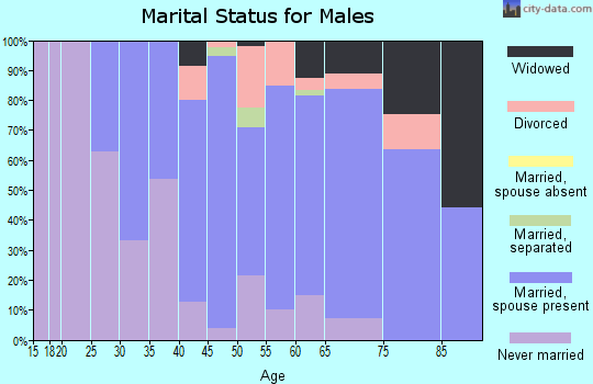 Zip code 06759 marital status for males