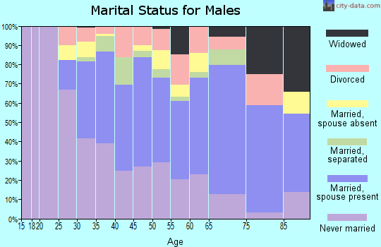 Zip code 10470 marital status for males