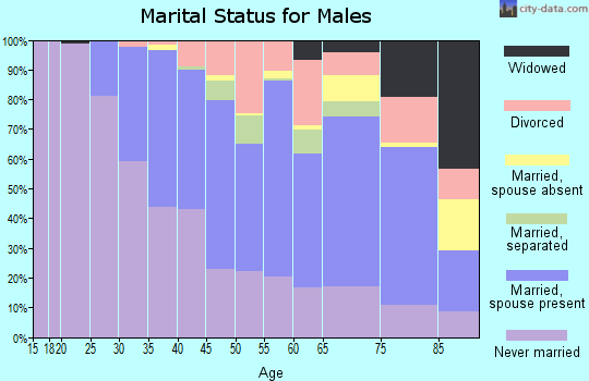 Zip code 10471 marital status for males