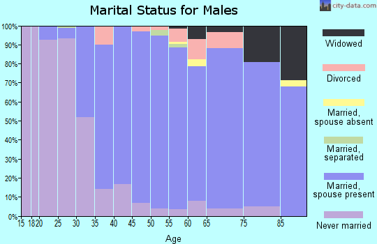 Zip code 10510 marital status for males