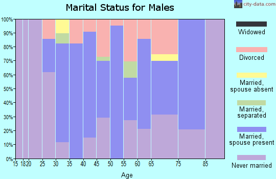 Zip code 10926 marital status for males