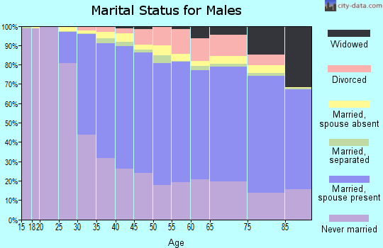 Zip code 11209 marital status for males